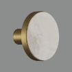 Immagine di Applique Oro Disco Marmo Luce Indiretta Led Chamaleon ACB IP54
