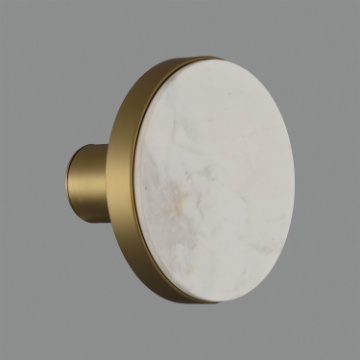 Immagine di Applique Oro Disco Marmo Luce Indiretta Led Chamaleon ACB IP54