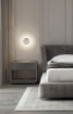 Immagine di Applique Oro Disco Marmo Luce Indiretta Led Chamaleon ACB IP54