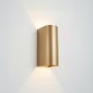 Immagine di Applique Oro Biemissione Led Angolo Luce Regolabile IP65 Glowi ACB