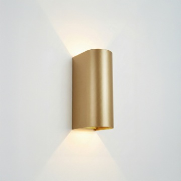 Immagine di Applique Oro Biemissione Led Angolo Luce Regolabile IP65 Glowi ACB