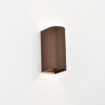 Immagine di Applique Esterni Biemissione Corten Led CCT Ottica Regolabile IP65 Glowi ACB