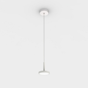 Immagine di Sospensione Compatta Disco Bianco 12 cm Led 3000k Corvus ACB