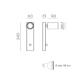 Immagine di Applique Bianca Luce Orientabile GU10 Dimmerabile Gina ACB