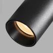 Immagine di Plafoniera Gina Binario Nero Con 4 Faretti Orientabili L80 cm ACB