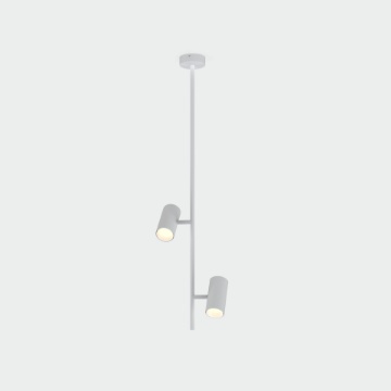 Immagine di Lampada Soffitto Nera Asta Con Faretti Ruotabili Gina ACB