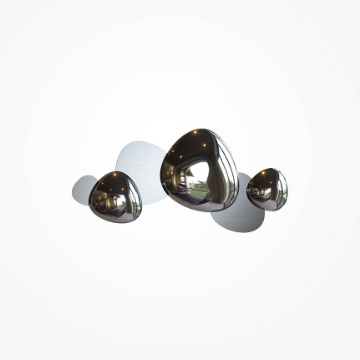 Immagine di Applique Decorativa Acciaio Nichel Led 3000k Jack Stone Maytoni