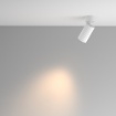 Immagine di Faretto Orientabile Bianco Cilindro Rigato Calipso Maytoni