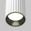 Immagine di Faretto Da Soffitto Bianco Calipso Cilindro Zigrinato Maytoni