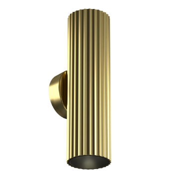 Immagine di Applique Cilindrica Ottone Rigata 2xGU10 Calipso Maytoni