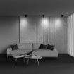 Immagine di Faretto Nero Ruotabile Led 18w 3000k Onda Maytoni