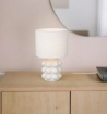 Immagine di Abatjour Ceramica Bianca 30 cm Kate Trio