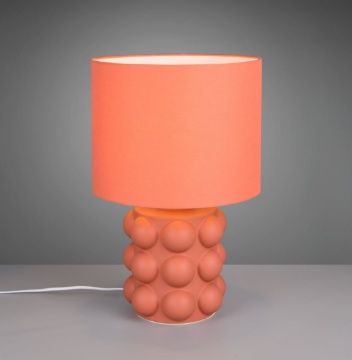 Immagine di Lampada in Ceramica da Tavolo Moderna Arancione 47 cm Kate Trio