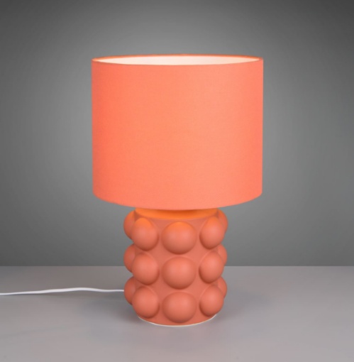 Immagine di Lampada in Ceramica da Tavolo Moderna Arancione 47 cm Kate Trio