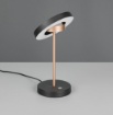 Immagine di Lampada Tavolo Guano Oro Nero Disco Led CCT Dimmerabile Trio