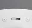 Immagine di Plafoniera Curva Bianca Con Sfere Vetro Led Dimmer CCT Napoli Trio