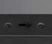 Immagine di Lampadario Design Curvo Nero Con Sfere Vetro Led CCT Dimmer Napoli Trio