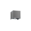 Immagine di Applique Cubo Grigio 12 cm Led 20w CCT IP54 Fasci Luce Regolabili