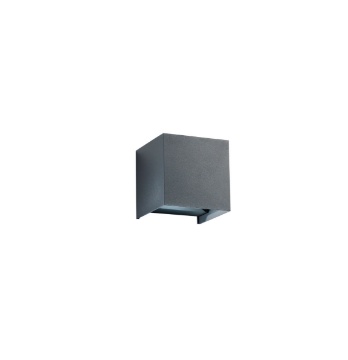 Immagine di Applique Cubotto Antracite 10cm Led CCT Ottica Regolabile IP54