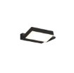 Immagine di Applique Led Ruotabile Nera Kubi 19w CCT Top Light