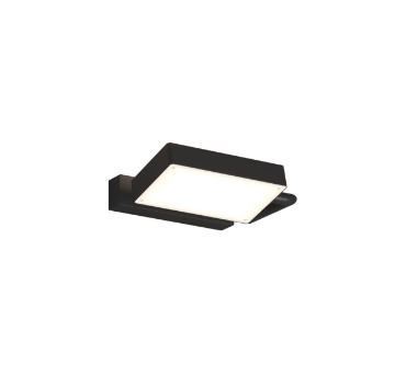 Immagine di Applique Led Ruotabile Nera Kubi 19w CCT Top Light