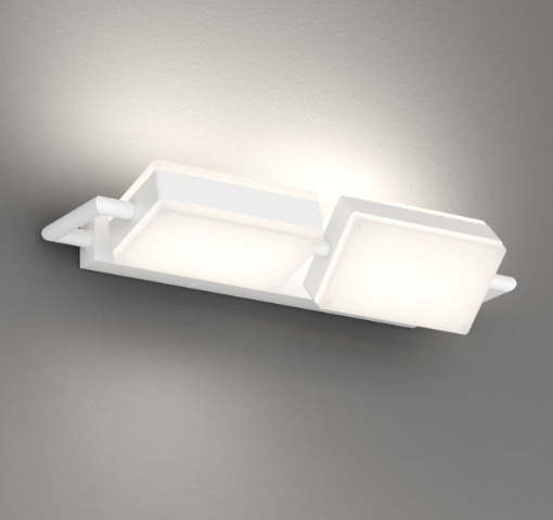 Immagine di Lampada Parete Soffitto Bianca Luci Led Ruotabili 38w CCT Top Light Kubi
