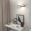 Immagine di Applique Kubi Nera Luci Led Ruotabili 38w CCT Top Light