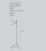 Immagine di Lampada da Terra Nera Kubi Led 20w CCT Orientabile Top Light