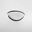 Immagine di Plafoniera Colorata Ovale Biemissione Led 46w CCT Ecaris Gea