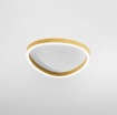 Immagine di Plafoniera Colorata Ovale Biemissione Led 46w CCT Ecaris Gea