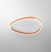 Immagine di Plafoniera Design Ovale Ecaris 60 cm Led Biemissione CCT Gea
