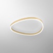 Immagine di Plafoniera Design Ovale Ecaris 60 cm Led Biemissione CCT Gea