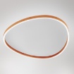 Immagine di Plafoniera Moderna Ecaris Ovale 80cm Led 72w Biemissione CCT Gea