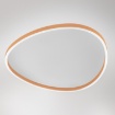 Immagine di Plafoniera Moderna Ecaris Ovale 80cm Led 72w Biemissione CCT Gea