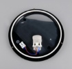 Immagine di Applique Plafoniera Rotonda Per Esterni IP65 Ambato Nero Trio