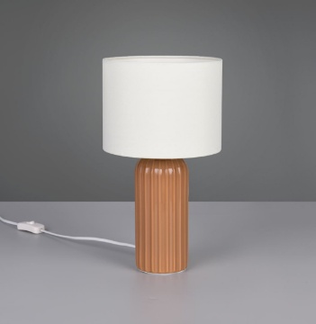 Immagine di Lampada Ceramica Marrone da Tavolo Blair Trio