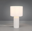 Immagine di Lampada da Tavolo Bianca in Ceramica Blair Trio