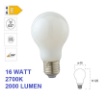 Immagine di Lampadina Led E27 Goccia Vetro Bianco 16W 2700k 2000 Lumen