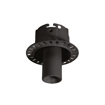 Immagine di Incasso Cilindro Nero Orientabile Led 8w 3000k Ottica 40 Gea