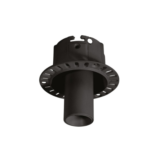 Immagine di Incasso Cilindro Nero Orientabile Led 8w 3000k Ottica 40 Gea