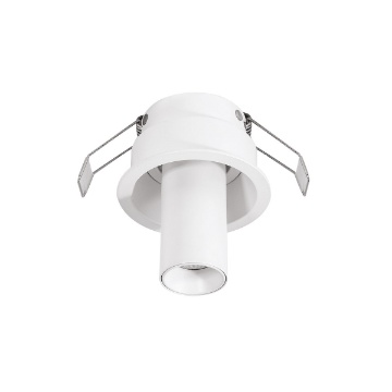 Immagine di Incasso Tondo Cilindro Bianco Orientabile Led 8w 3000k Ottica 40 Gea