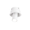Immagine di Incasso Tondo Cilindro Bianco Orientabile Led 8w 3000k Ottica 40 Gea