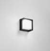 Immagine di Applique Esterna Cubo Nero Block IP65 Led 15w CCT Intec