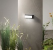 Immagine di Applique Nera Da Esterno Rettangolare IP65 Led 24w CCT Block Intec