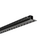 Immagine di Profilo Per Strip Led Gorizia-S Nero 2 Metri Incasso Rapido Per Cartongesso Intec