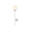 Immagine di Applique Bianca Con Sfera Vetro Demetra Bonetti