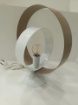 Immagine di Lampada Comodino Cerchi Tortora Bianco Bolla Be Light