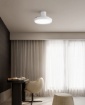 Immagine di Plafoniera Con Pale da Soffitto Led CCT 30w Zora Bianco Perenz