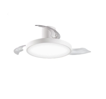 Immagine di Plafoniera Con Pale da Soffitto Led CCT 30w Zora Bianco Perenz