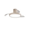 Immagine di Ventilatore Moderno Pale a Scomparsa Led CCT 30w Zora Sabbia Perenz